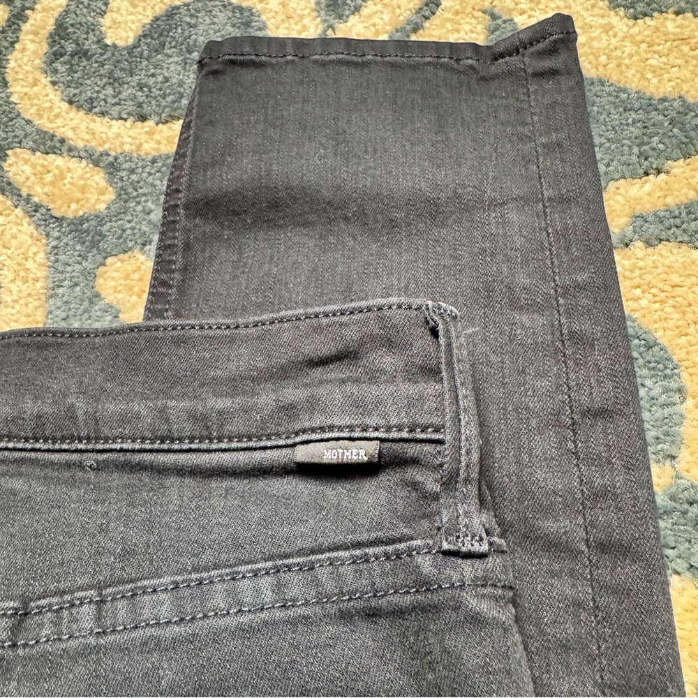 MOTHER Women's Black Jeans - Picture 9 of 14